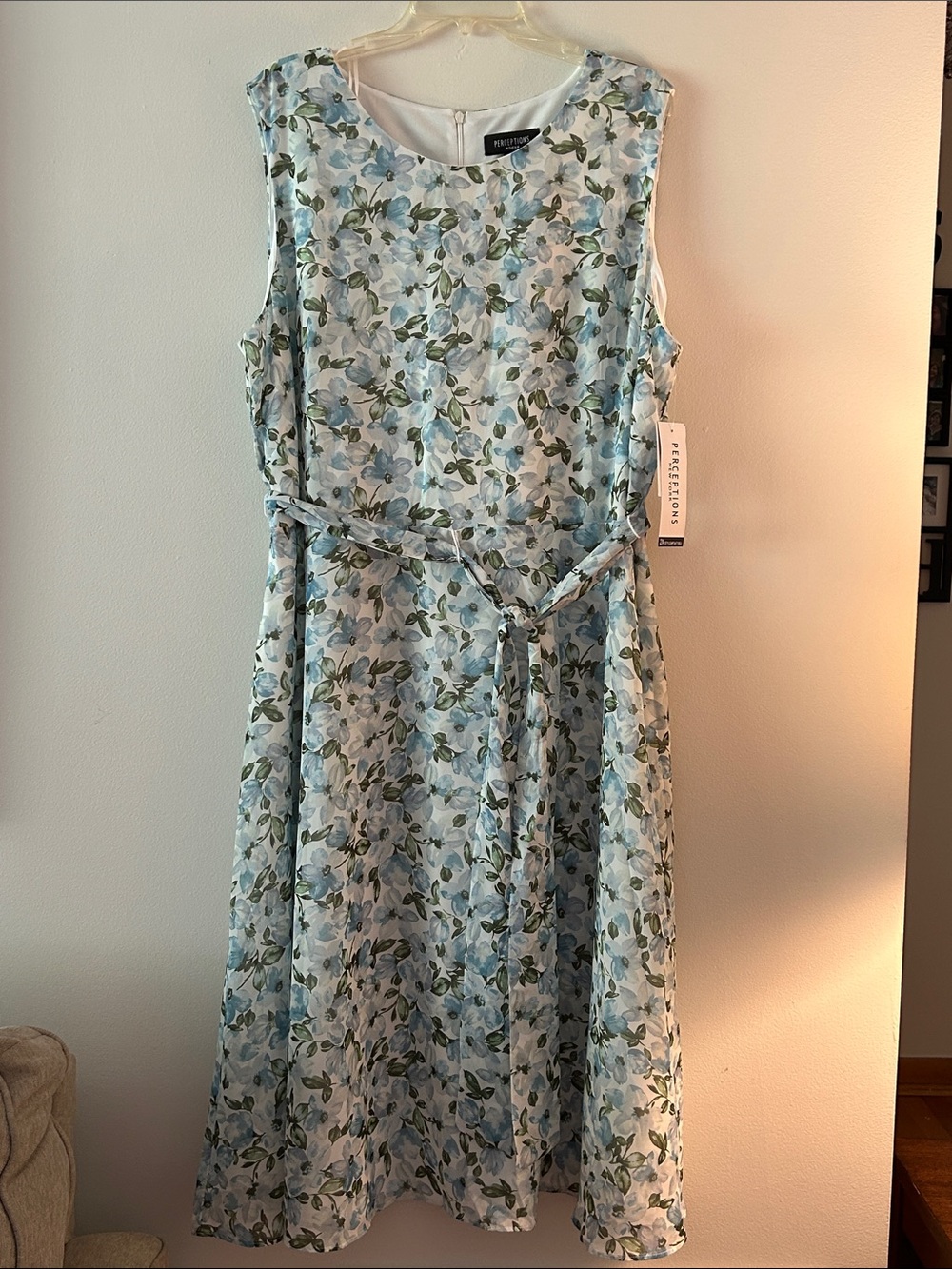 Perceptions sleeveless dress 2X